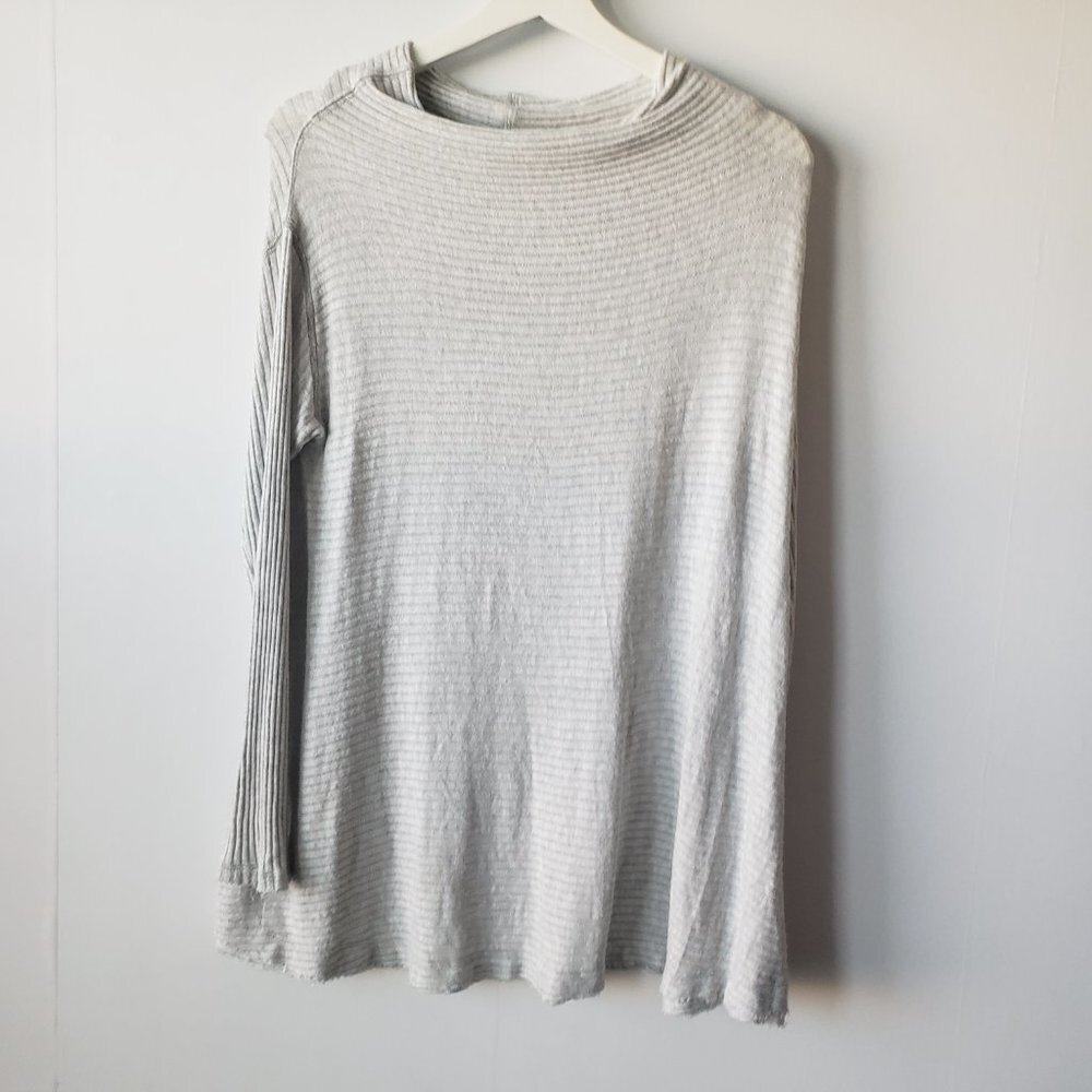we the free People Lover Rib Split Back Pullover Top size M